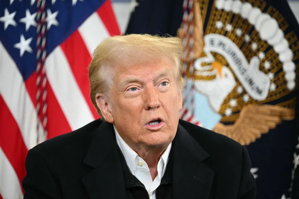 US President Donald Trump.