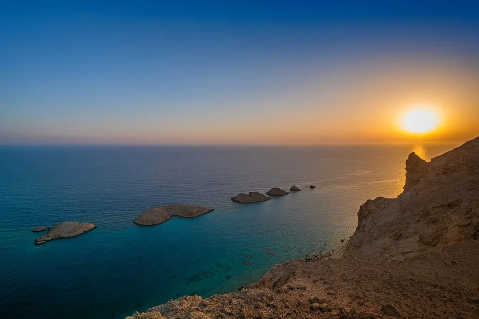 Neom: view from site of proposed mega city in Saudi Arabia