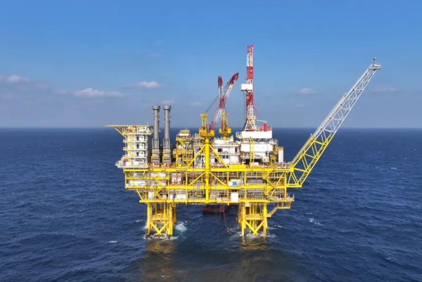 The Wenchang 9-7 oilfield in the South China Sea.