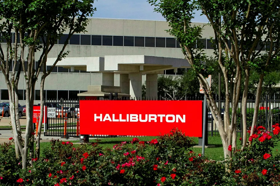 Halliburton: suspending cementing business