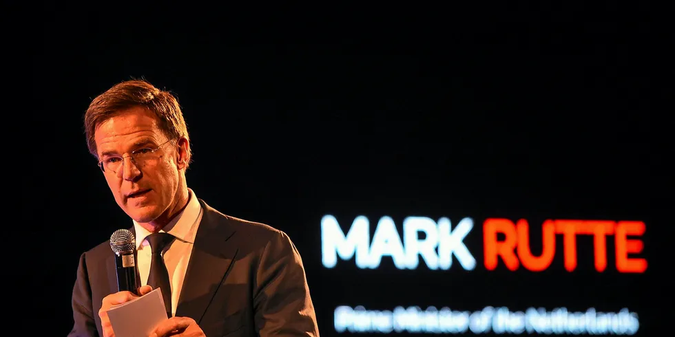 Dutch Prime Minister Mark Rutte's government has championed offshore wind.
