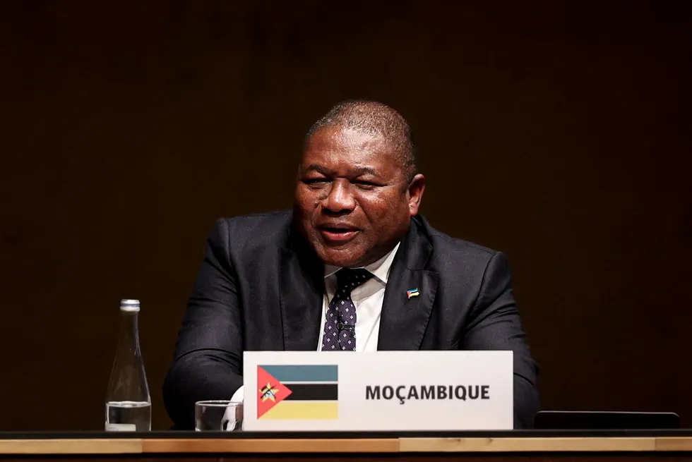 Mozambique President Filipe Nyusi.