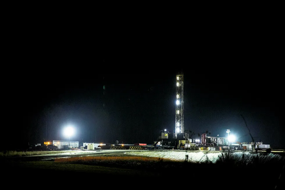 Marcellus rig count: tied with Haynesville