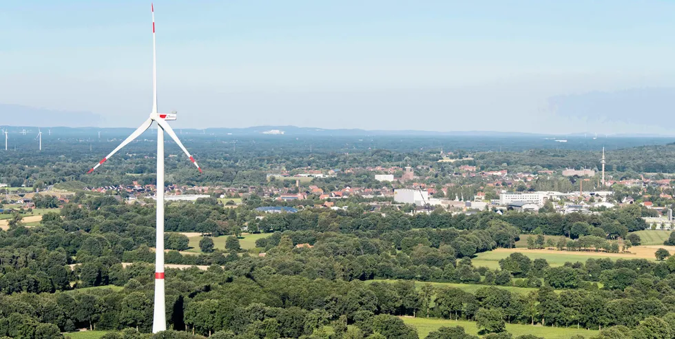 Nordex wind turbine in Germany