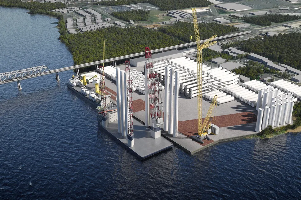 Artist rendering of the Arthur Kill Terminal. (Credit: Atlantic Offshore Terminal) Arthur Kill. Arthur Kill.