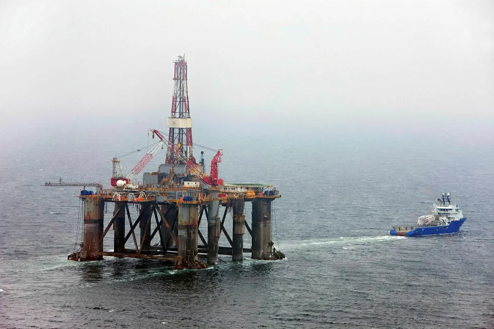 Existing relationship: Diamond Offshore's semi-submersible Ocean Guardian drilled the discovery well at Sea Lion