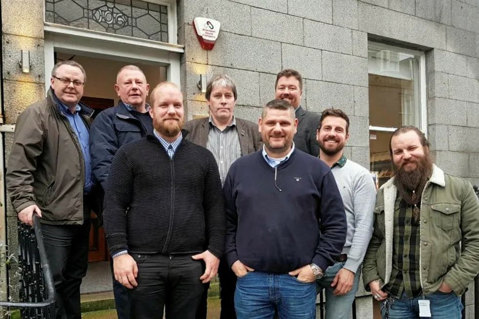 New forum: representatives from Norwegian and UK unions met in Aberdeen this week to discuss helicopter safety