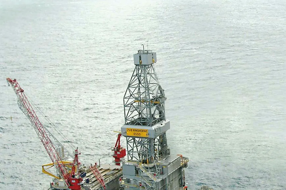 New owner: the Ringhorne platform off Norway