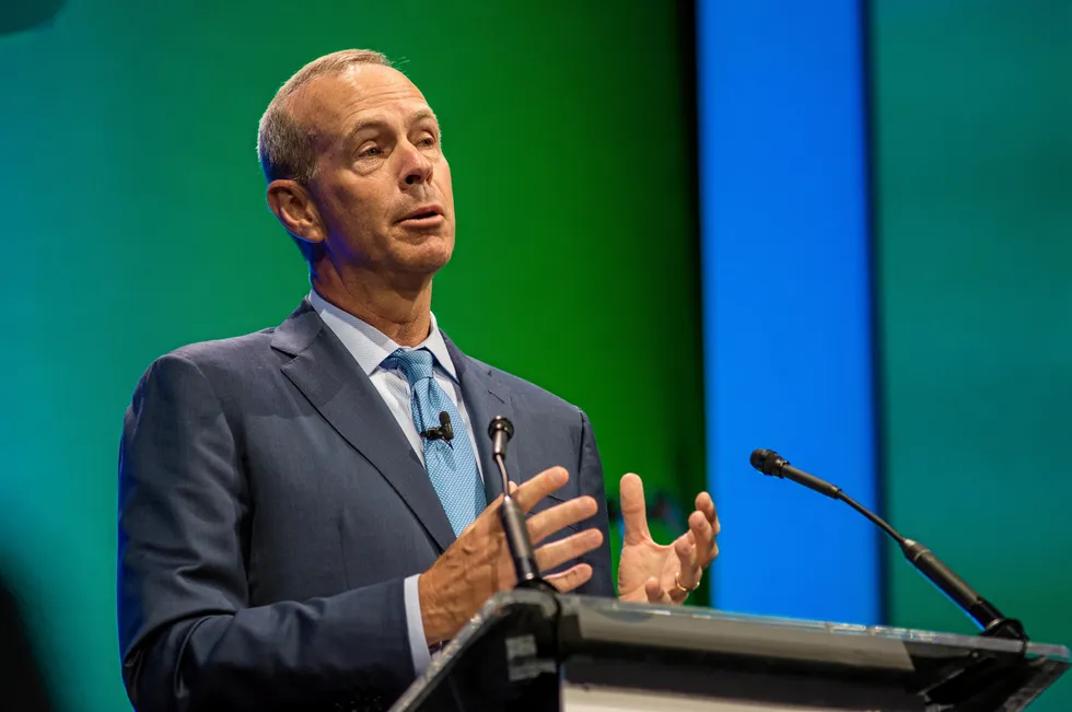 Chevron chief executive Mike Wirth.