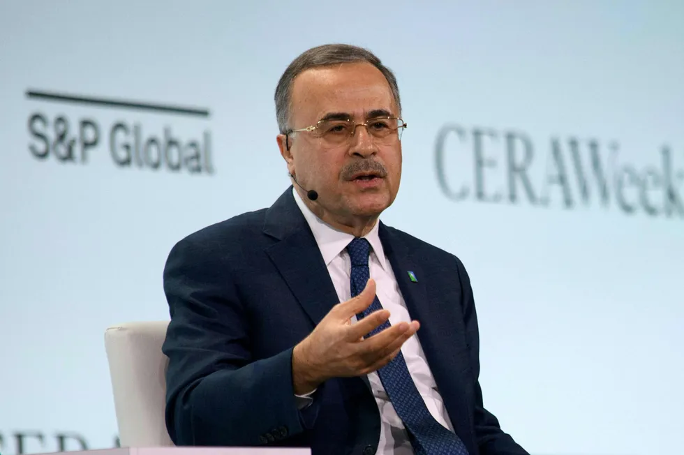 Saudi Aramco chief executive Amin Nasser.
