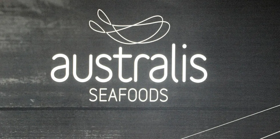Australis Seafoods logo.