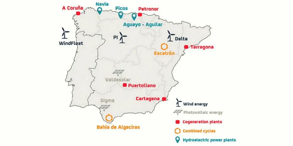 Repsol's Iberian renewable energy projects.