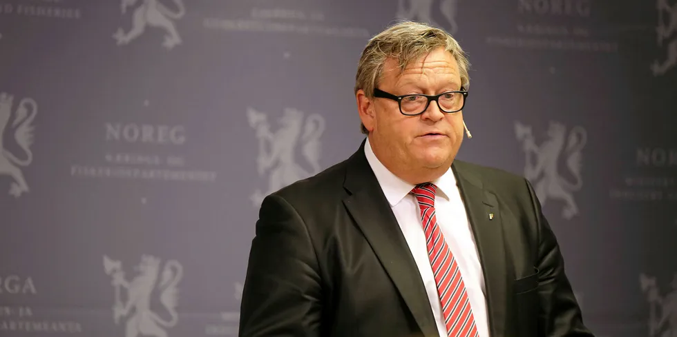 Minister of Fisheries and Seafood Harald T. Nesvik.