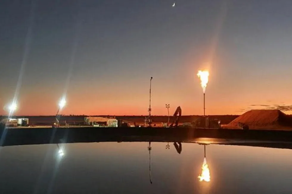 Drill campaign: Vintage's Vali gas field in the Queensland portion of the Cooper basin