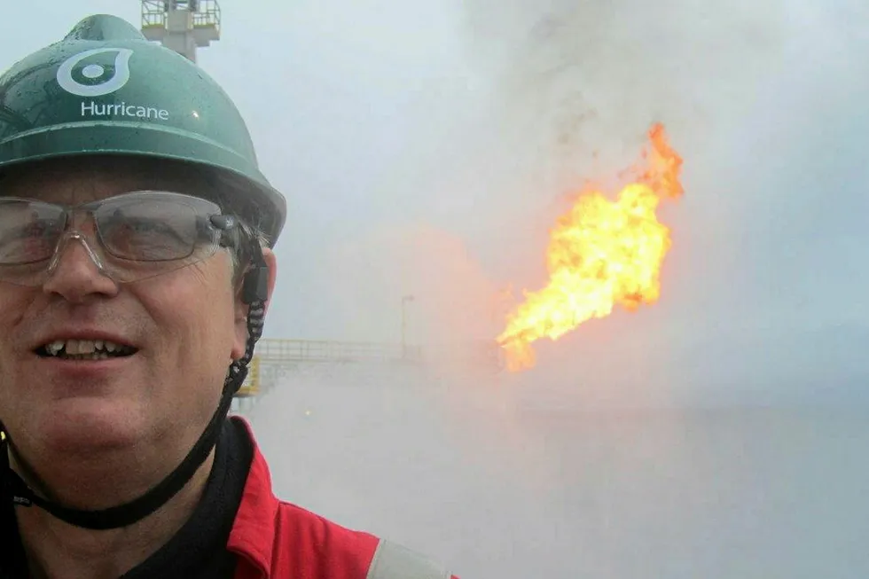Hopes: Hurricane Energy chief executive Robert Trice