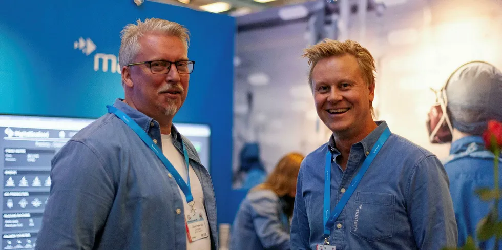 From the left: Johan Petter Loe, Sales Manager Maritech, and Klas Vangen, Sales Director Maritech.