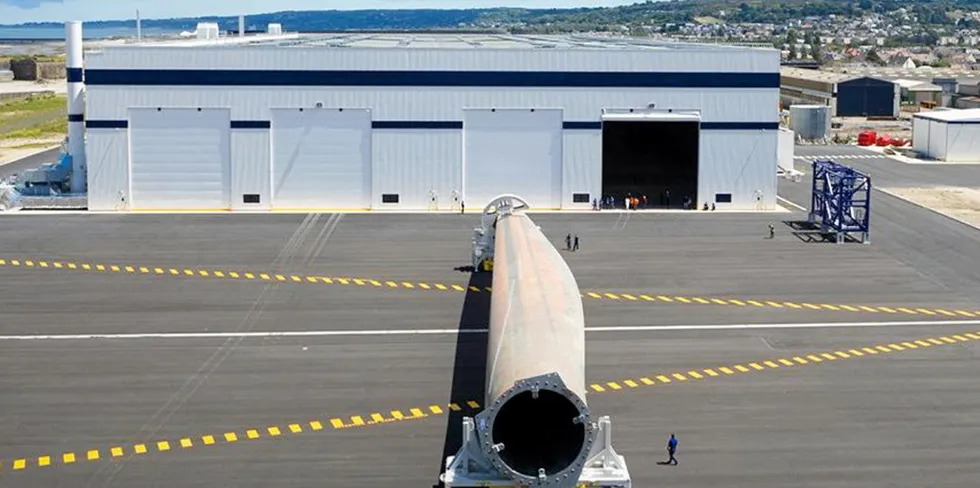 Blades produced at Cherbourg for the Haliade-X platform were the first to exceed 100 metres