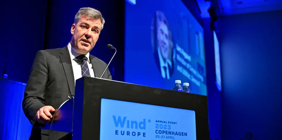 Danish climate and energy minister Lars Aagaard.