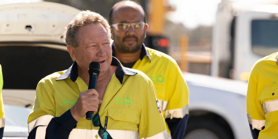 Andrew Forrest is a backer of Sun Cable.