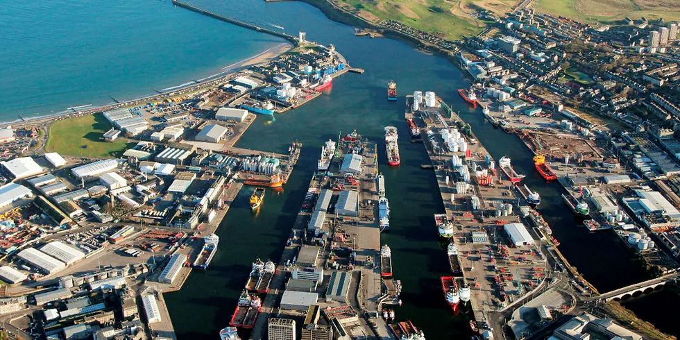 Aberdeen harbor.