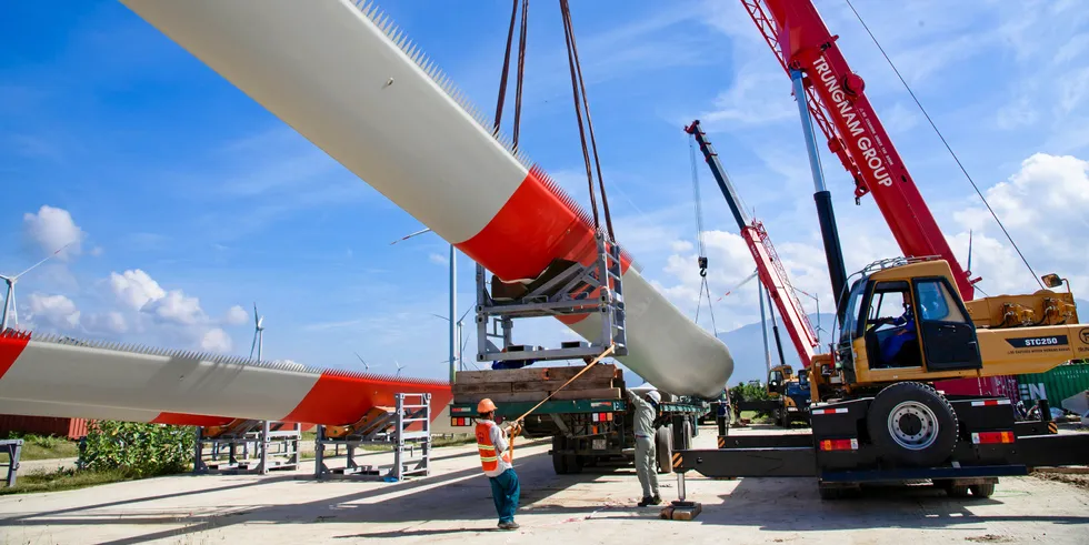 Ninh Thuan, Vietnam: Covid halted work on projects.