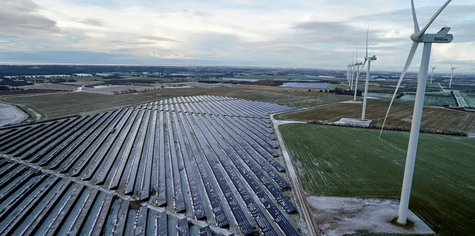 Vestas' hybrid 12MW Lem Kaer project in Denmark.