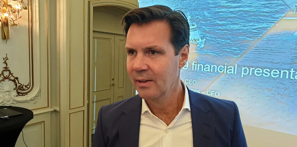 Leroy Seafood CEO Henning Beltestad.