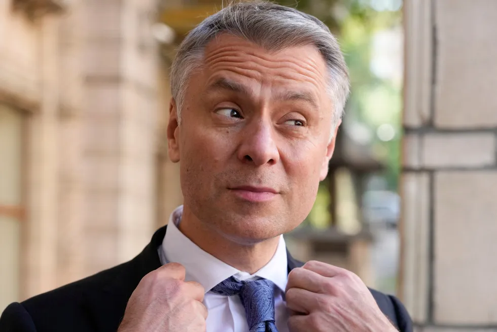 Last call: Yuri Vitrenko, executive chairman of Ukraine's state gas importer and distributor Naftohaz Ukrainy
