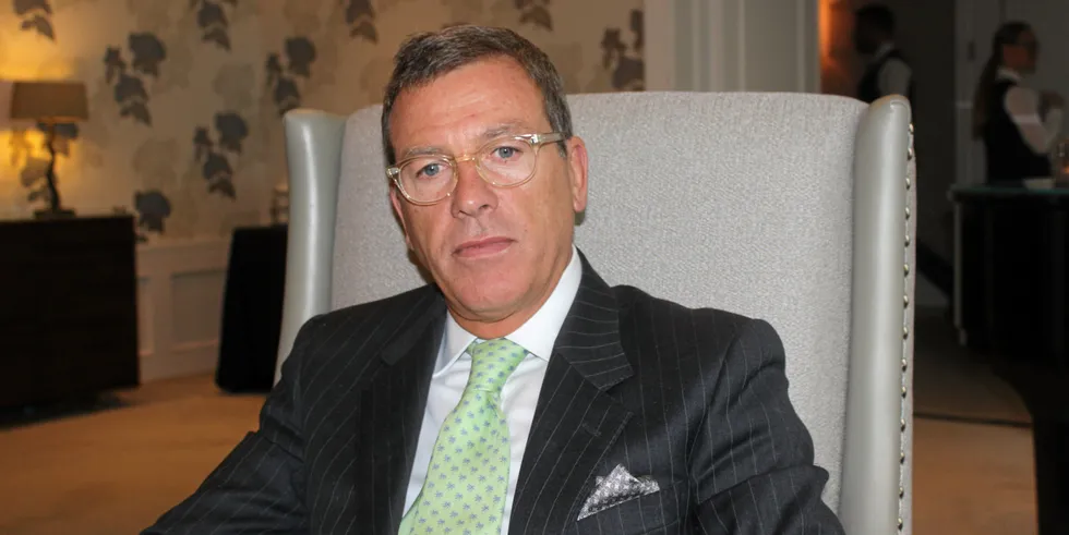 Salmones Camanchaca CEO Ricardo Garcia.