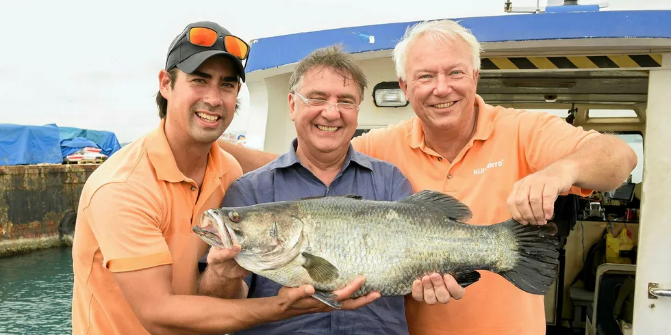 Joep Kleine Staarman (right) with Chef Raymond Blanc.