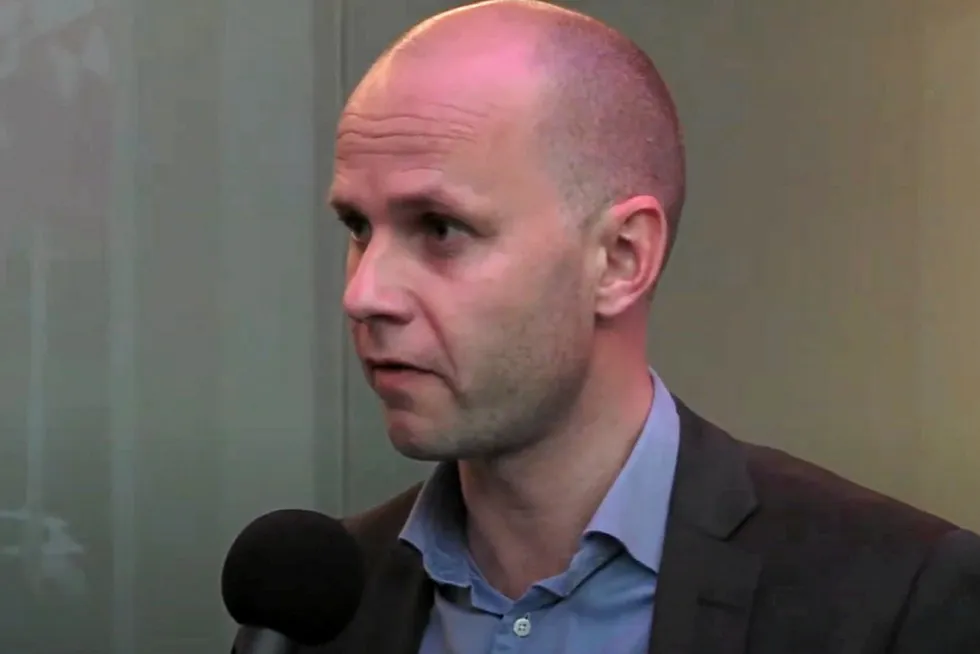 Stein Ove Tveiten, the outgoing CEO of Icelandic salmon farmer Arctic Fish.
