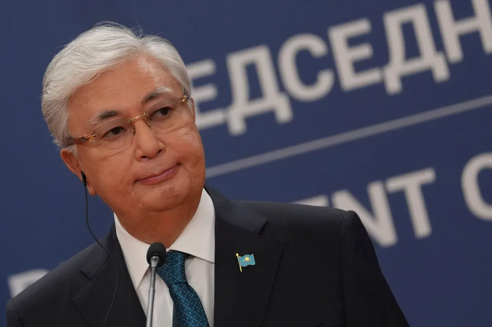 Local content: Kazakhstan President Kassym-Jomart Tokayev.