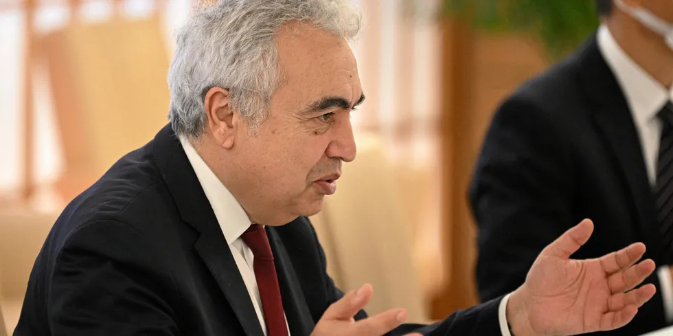 IEA executive director Fatih Birol at recent event in Japan.