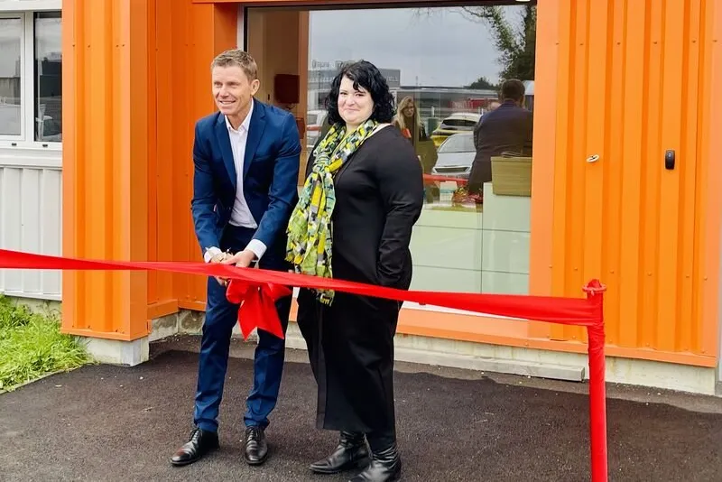 Labeyrie Fine Foods Group President Jacques Trottier with Managing Director Stephanie Pargade