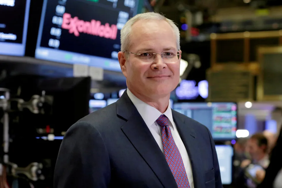 ‘Determination’: ExxonMobil chief executive Darren Woods.