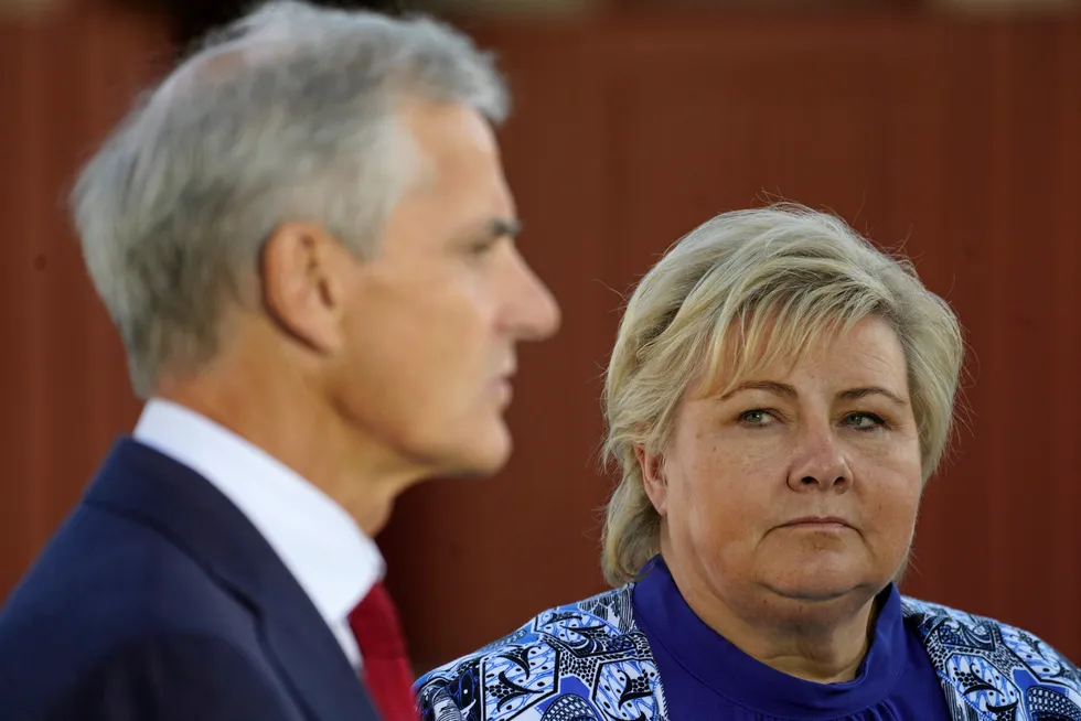 Eyes on the prize: Is Labour's Jonas Gahr Store poised to end Prime Minister Erna Solberg's eight-year rule?