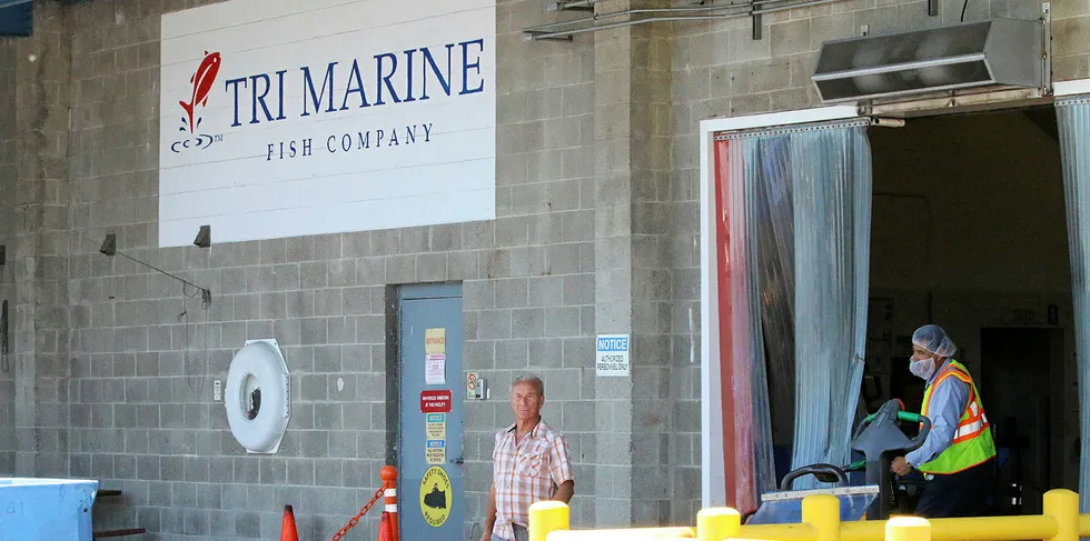 Tri Marine's coastal pelagic processing plant in San Pedro, California.