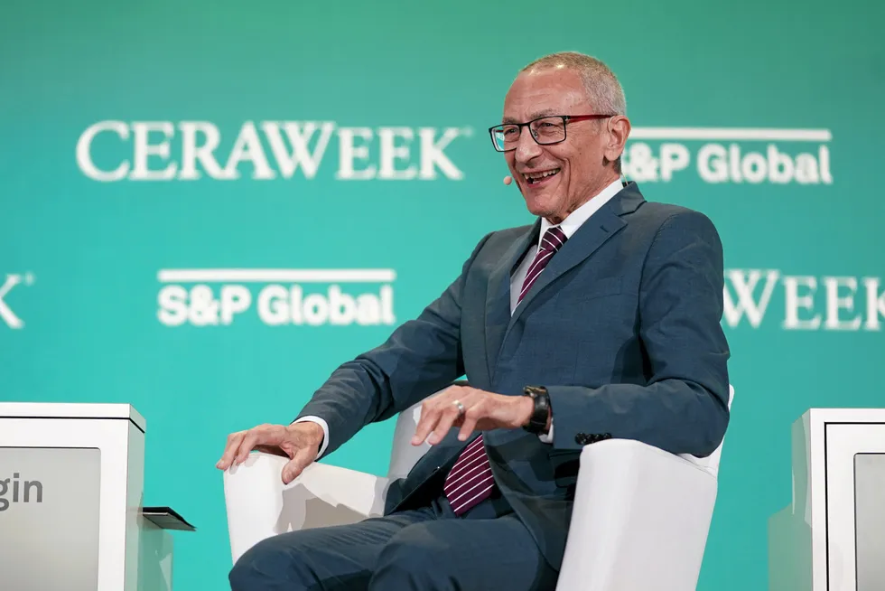 Permitting plans: White House advisor John Podesta speaks at CERAWeek by S&P Global
