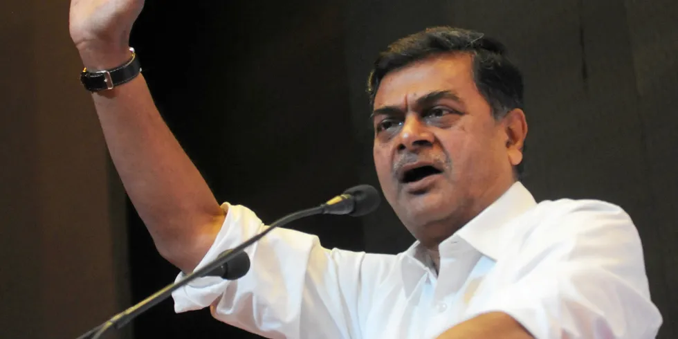 Union minister of state for power and renewable energy R K Singh.