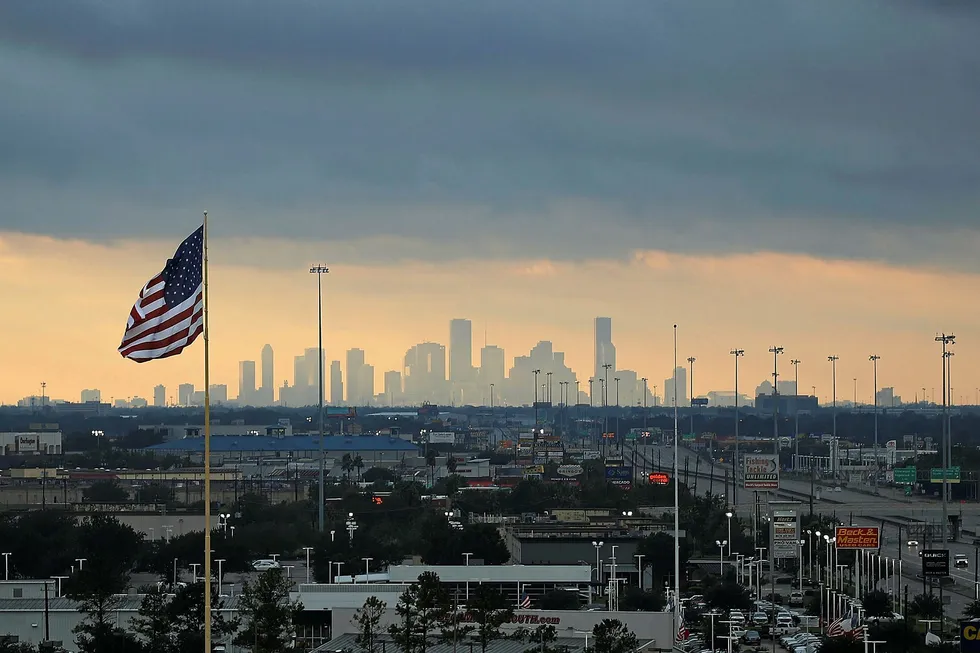 Battered city: Houston bore much of the brunt of Harvey in the past week