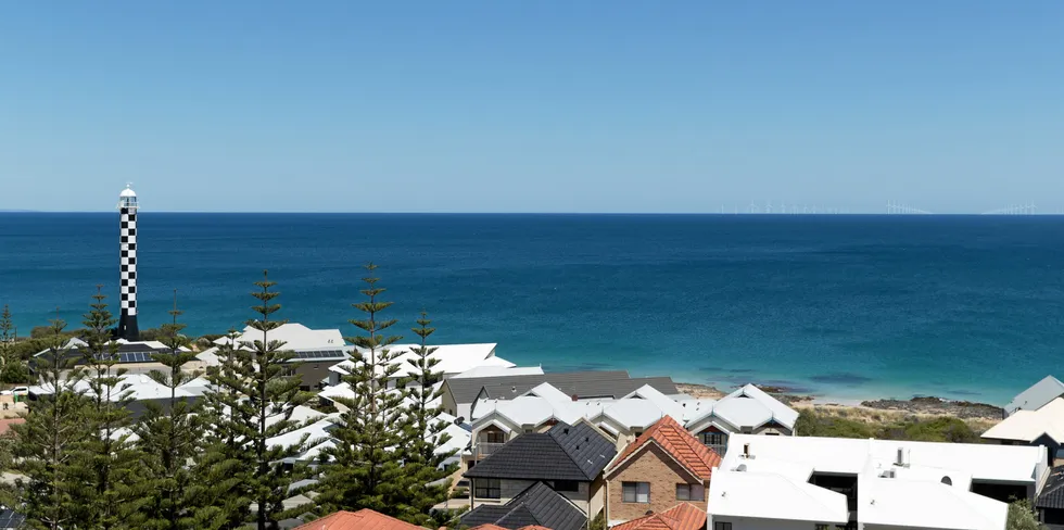 Image of possible visual impact at Bunbury, WA.