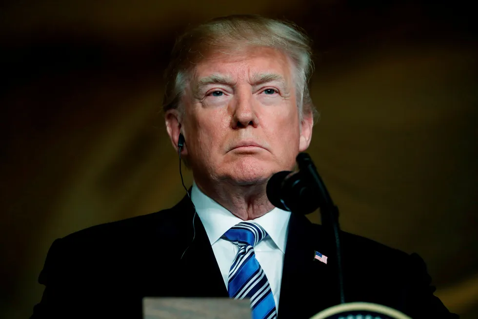 US President Donald Trump: Brent crude oil futures gained 28 cents, or 0.4%, to settle at $74.06 per barrel, recovering after a tweet from Trump accused Opec of raising oil prices