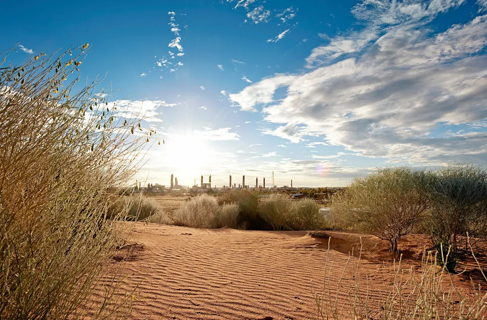 Looking to become a CCS hub: Santos' Moomba gas plant in South Australia