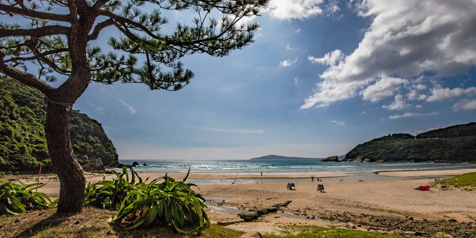 Takahama beach on the Goto Islands in Japan's Nagasaki prefecture