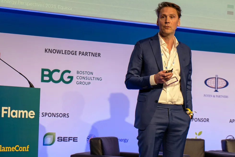 Seizing opportunities of LNG markets: Equinor's senior vice president for gas and power, Helge Haugane.