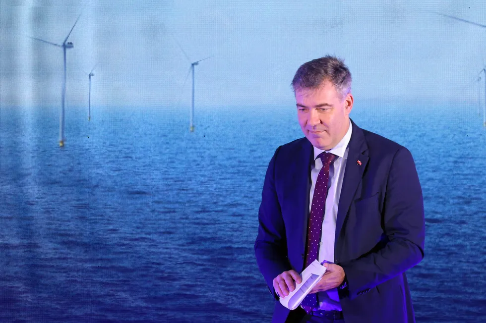 Danish Minister for Climate, Energy and Utilities Lars Aagaard.