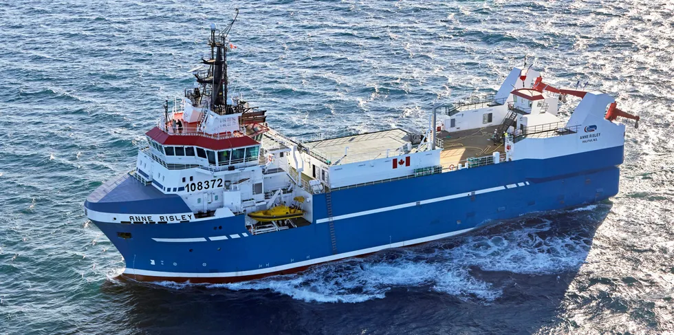 . Clearwater seafoods clam vessel Anne Risley.