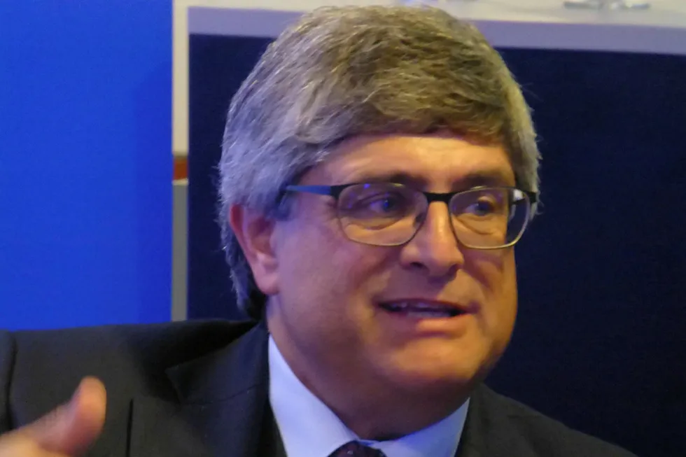 Wintershall executive director for exploration & production Martin Bachmann . .
