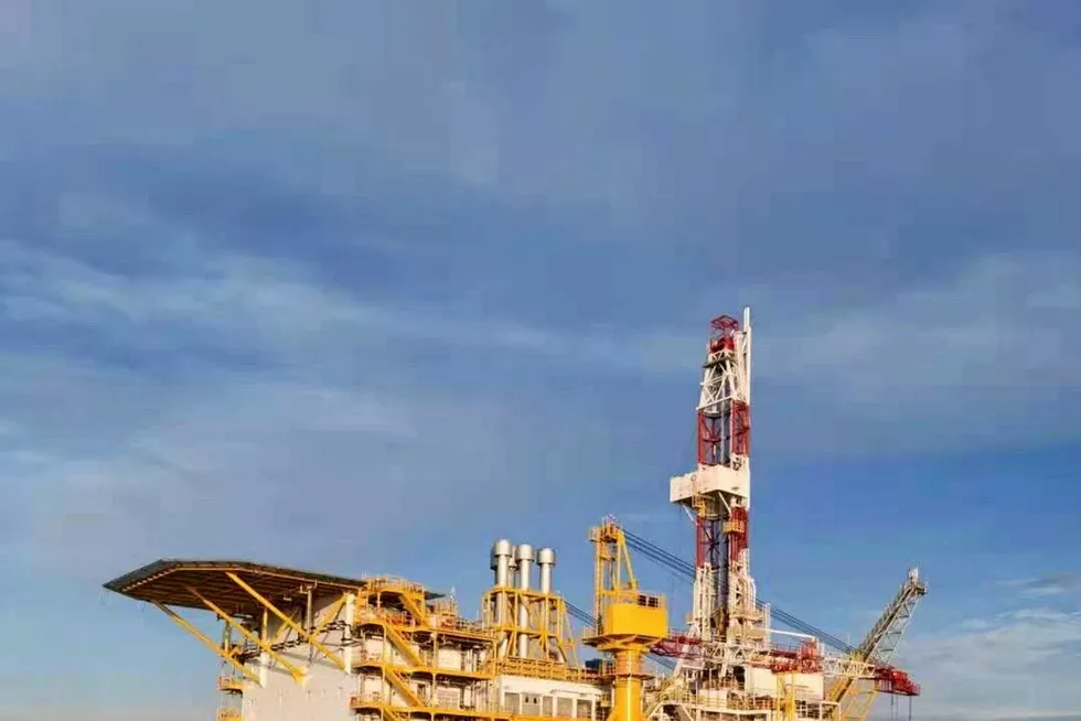 Floatover: CNOOC completes giant Lufeng platform installation.