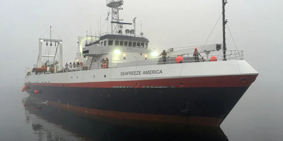 Several crew members of the Alaska pollock fishing vessel Seafreeze America have tested positive for COVID-19.